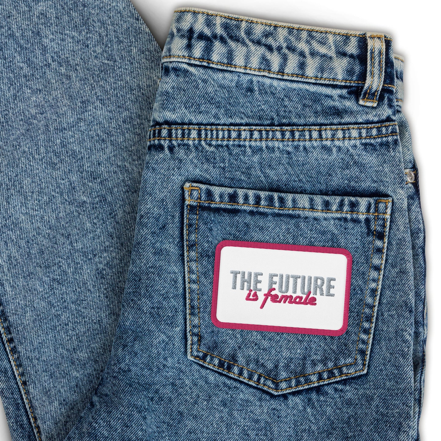 The Future is Female Embroidered Patches