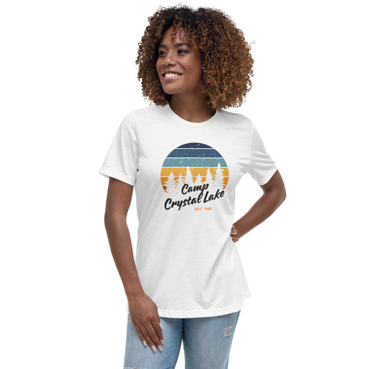 Camp Crystal Lake Retro Women's Relaxed T-Shirt