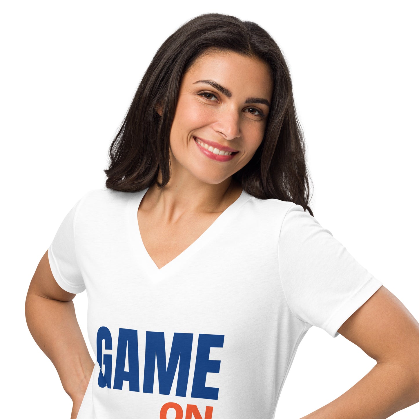 Game On Women’s Relaxed V-neck T-shirt