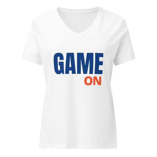 Game On Women’s Relaxed V-neck T-shirt